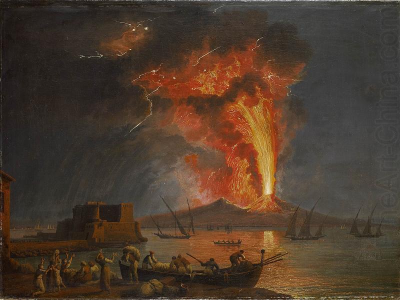 Jacob Philipp Hackert Ausbruch des Vesuvs china oil painting image
